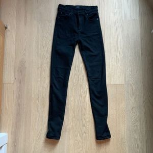 Black high-rise skinny jeans by Citizens of Humanity